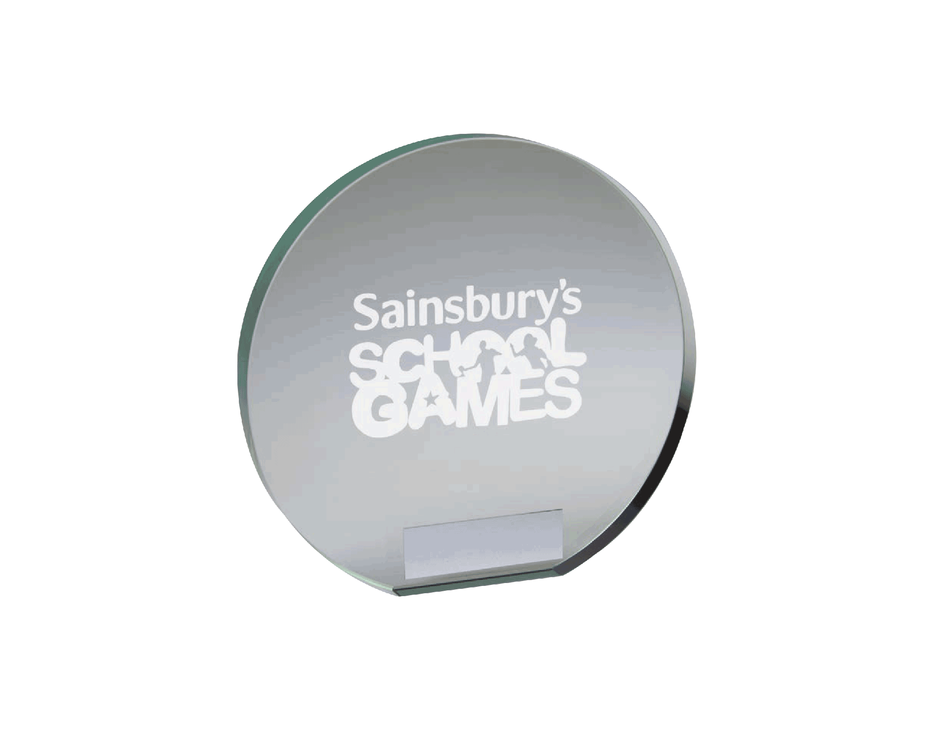 T209K Circular Personalised Glass Blocks (Fully Personalised) Running